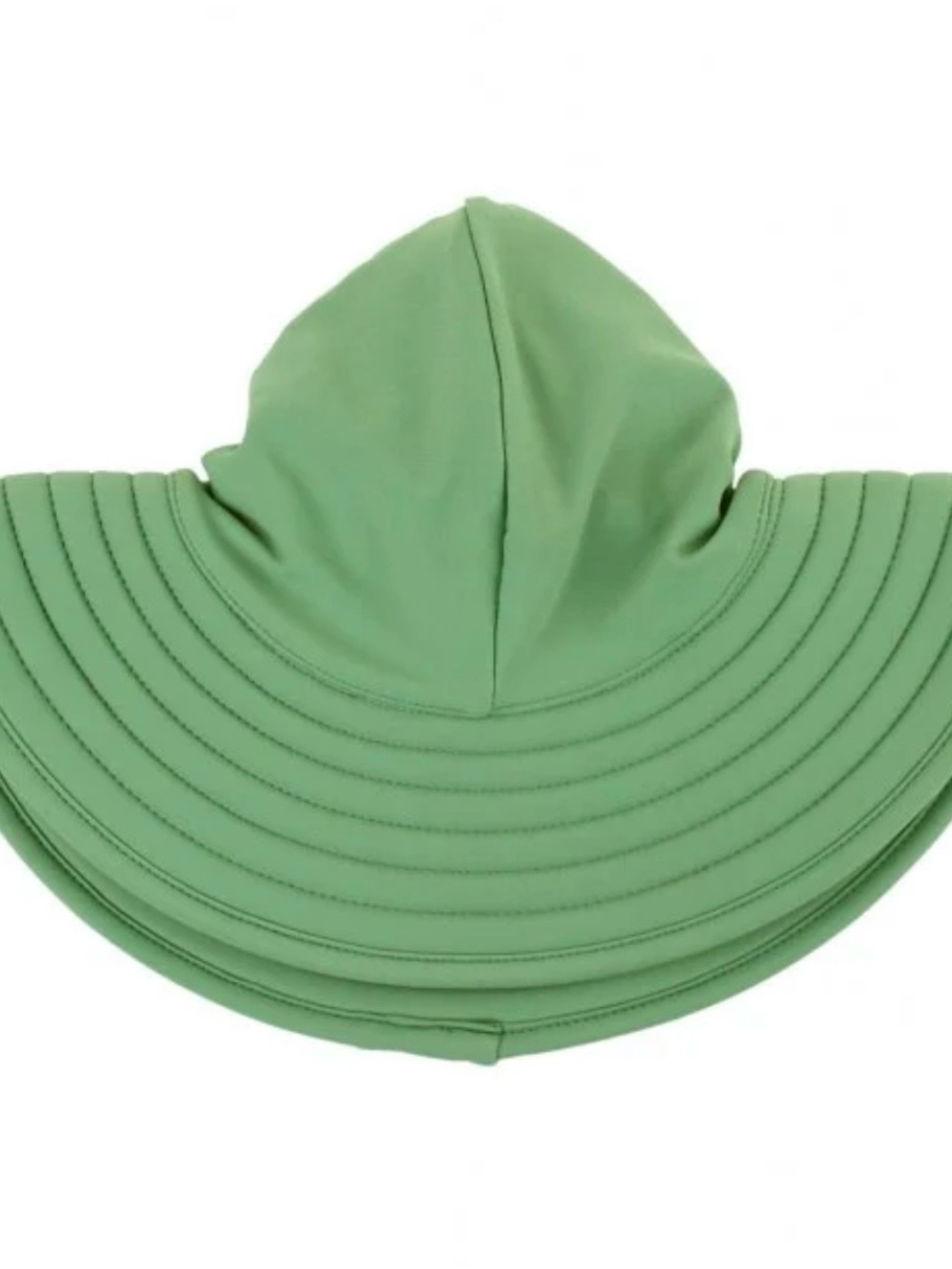 RuffleButts Green Baby Sun Hat Tie Up Size 12M-2T
